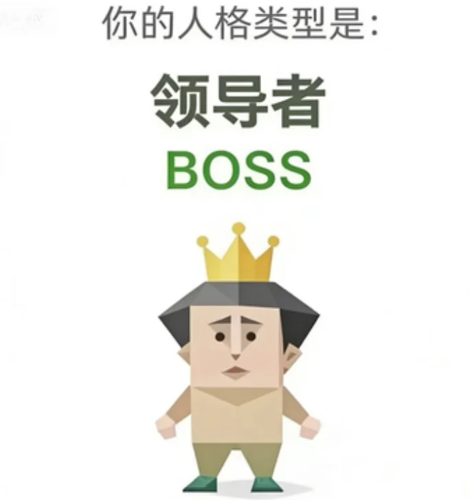 BOSS（领导者）人格图