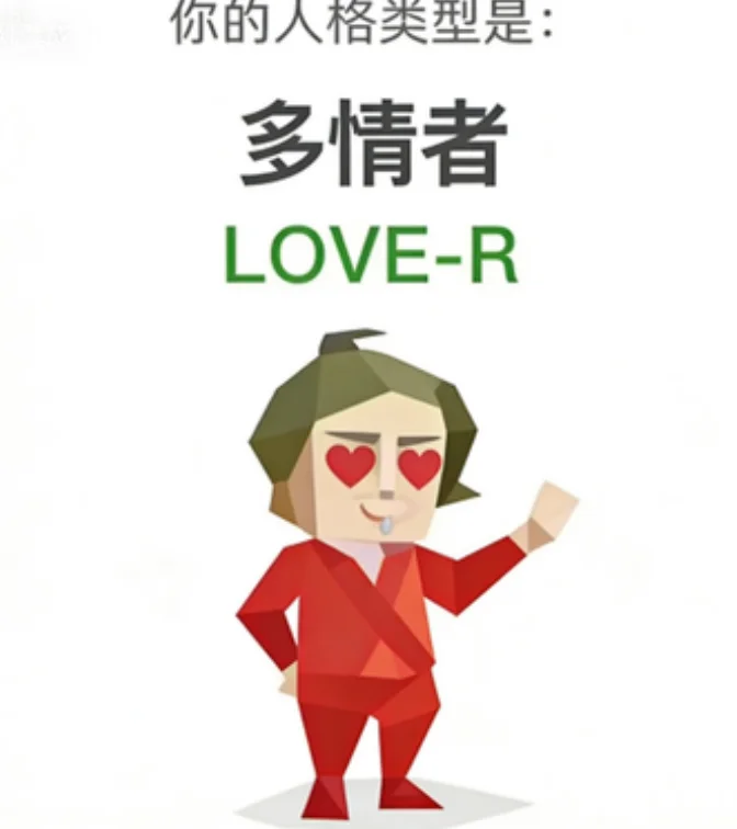 LOVE-R（多情者）人格图