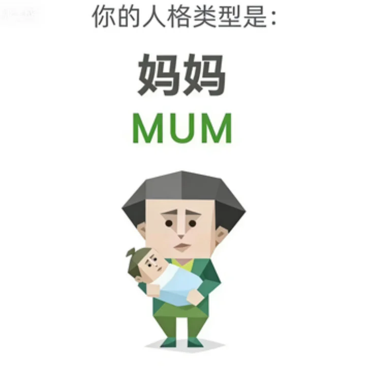 MUM（妈妈）人格图